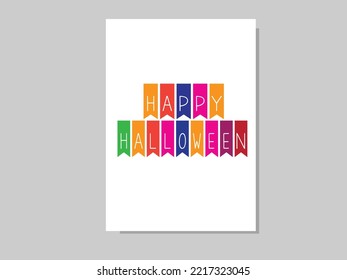 Happy halloween Banner typograpghy.
Happy halloween for vector illustration design.