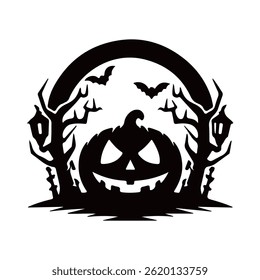 Happy Halloween Banner Vector Design