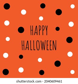 Happy Halloween banner. Vector illustration