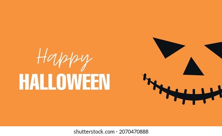 happy halloween banner. vector illustration	