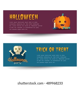 Happy Halloween banners