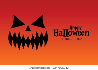 Happy Halloween banners party invitation Vector illustration