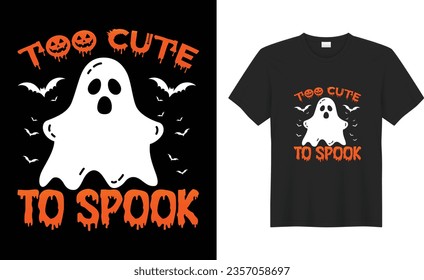 Happy Halloween beautiful witchy and Party scary costume print-ready vector T-shirt.  Halloween tee, gift, Vintage House, Pumpkin, vibes only, Skull, trendy Design Template.