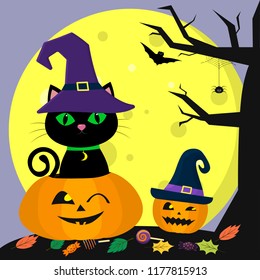 Vector Icons Halloween Cartoon Style Stock Vector (Royalty Free) 487219009