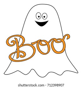 Happy Halloween Boo Ghost