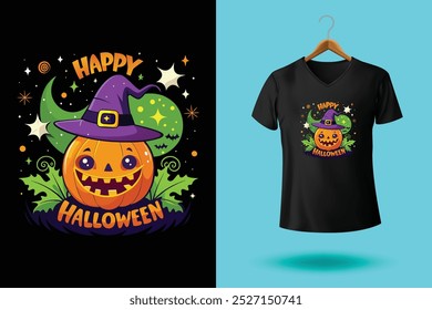 Happy Halloween boo t-shirt design