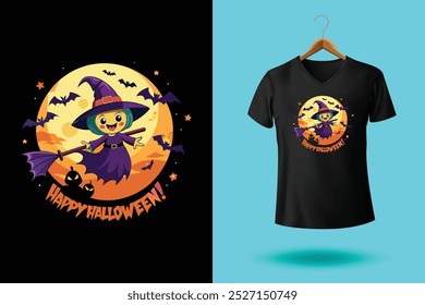 Happy Halloween boo t-shirt design