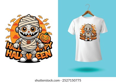 Happy Halloween boo t-shirt design