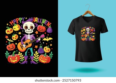 Happy Halloween boo t-shirt design