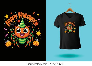 Happy Halloween boo t-shirt design