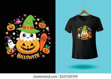 Happy Halloween boo t-shirt design