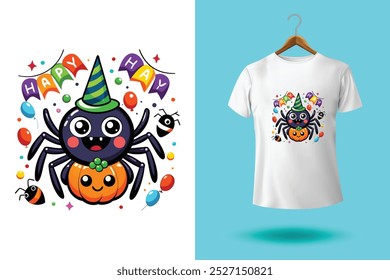 Happy Halloween boo t-shirt design