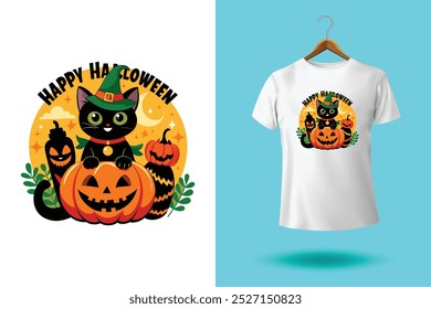 Happy Halloween boo t-shirt design