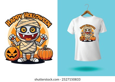 Happy Halloween boo t-shirt design