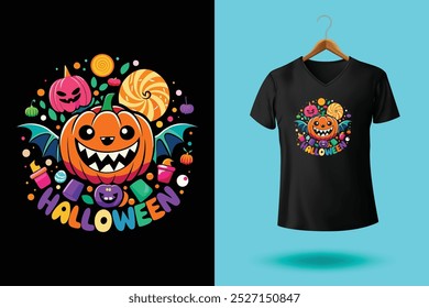 Happy Halloween boo t-shirt design