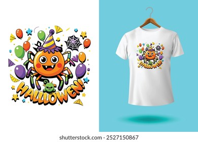 Happy Halloween boo t-shirt design