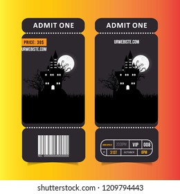 Happy Halloween brochure design vector 