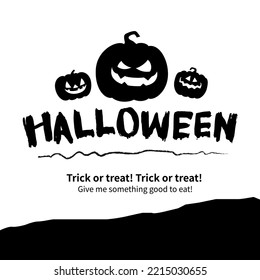 happy halloween Calligraphic Designs text