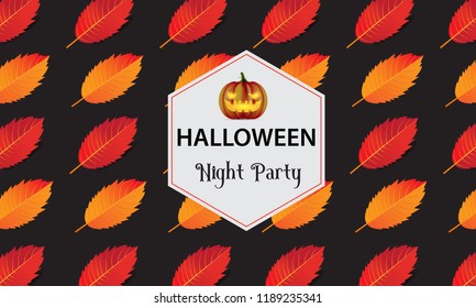 Happy Halloween calligraphy background layout. banners party invitation.Vector illustration
