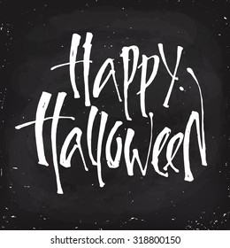 Happy Halloween Calligraphy. Halloween banner. Halloween lettering. 