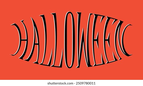 Happy Halloween calligraphy. banners party invitation.Vector illustration. happy Halloween lettering calligraphy logo. Happy Halloween banner, poster, greeting card
