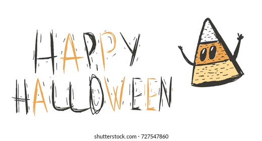 Happy Halloween cand corn 
