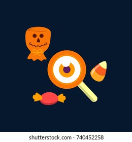 Happy Halloween candy set