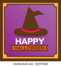 Happy halloween card