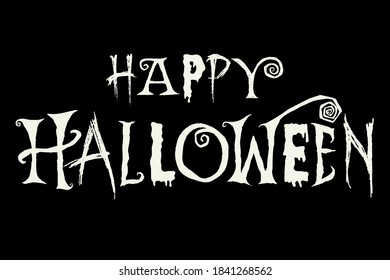 Happy Halloween card background wallpaper graphic design vector illustration