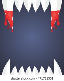 Happy Halloween card design elements on background, vector illustration