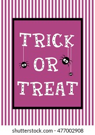 Happy halloween card design. Vector illustration.