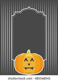 happy halloween card, illustration in vector format