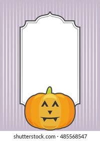 happy halloween card, illustration in vector format