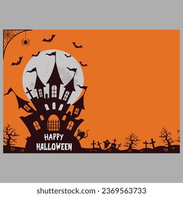 Happy Halloween card, perfect for sharing frightful and delightful wishes with friends and family. It combines festive charm with a touch of spooky allure, making it the perfect blend of fun and fear.