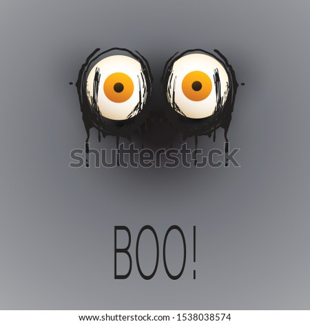 Similar – Image, Stock Photo Fearful eyes of a woman