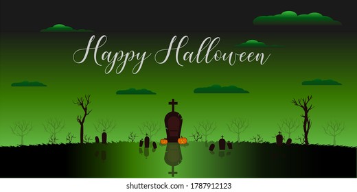 Happy Halloween card,Vector based eps10 file type