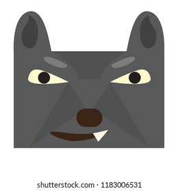 Happy halloween cartoon werewolf avatar