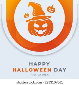 Happy Halloween Celebration Vector Design Illustration. Template for Background, Poster, Banner, Advertising, Greeting Card or Print Design Element
