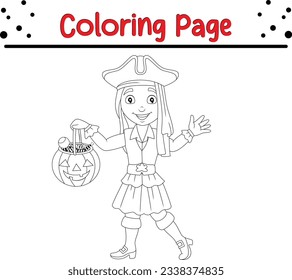 Happy Halloween Coloring page for children