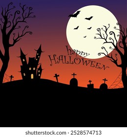 Happy Halloween Concept Vector Design.