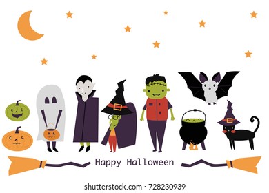 Happy Halloween costume character