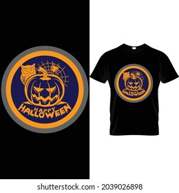 Happy Halloween custom t shirt design