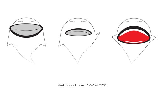 Happy Halloween, Cute ghost vector set, eps10 vector format.	