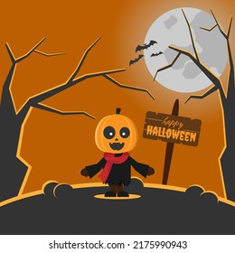 Feliz Halloween De La Hermosa Jack O Lantern. Adecuado para eventos de Halloween, tarjetas, afiches, etc 