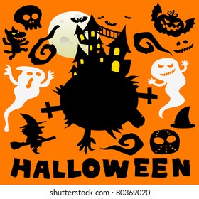 Happy Halloween | Cute vector illustration cartoon comic