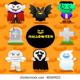 Happy Halloween | Cute vector illustration cartoon comic