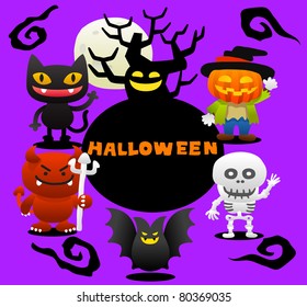 Happy Halloween | Cute vector illustration cartoon comic