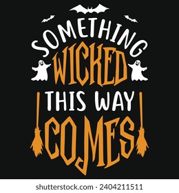 Happy halloween day 31 October boo witches typography or graphics tshirt design 