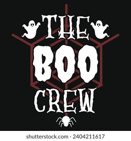 Happy halloween day 31 October boo witches typography or graphics tshirt design 