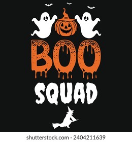 Happy halloween day 31 October boo witches typography or graphics tshirt design 